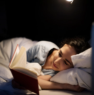 "Just one more chapter" at 11 PM. Famous last words.  

Why are books so good at making us forget we need sleep?