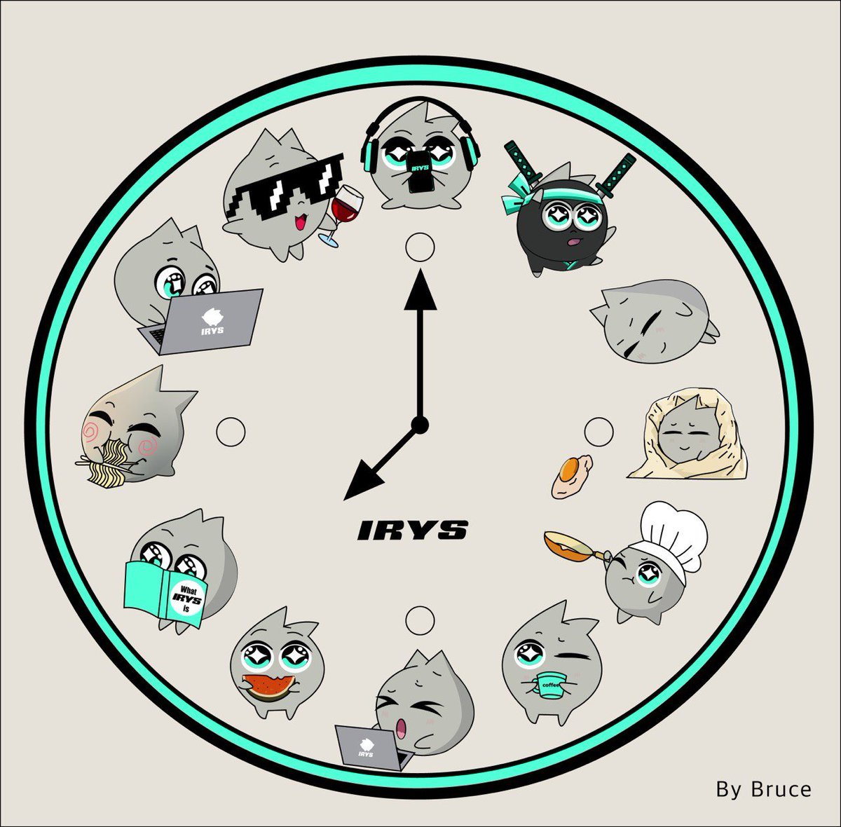 logicnf's tweet image. The @irys_xyz timer is on. 

Count Down to TGE ⏱️

I just realized I&apos;ve drawn every spirte on the clock! 😂

@B_ru_ce18  I need moree!!! 🌚

Stay Hirys 🤍