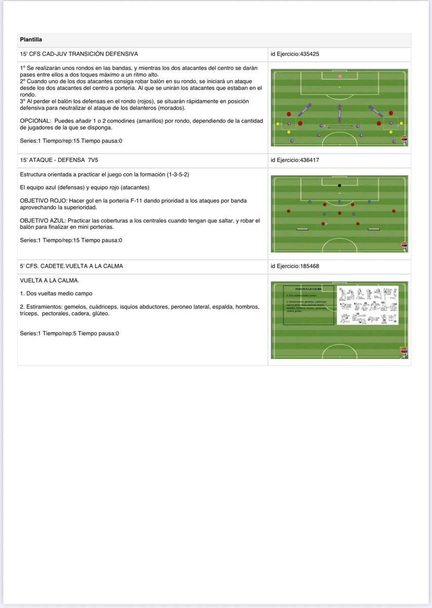 ¡SESIÓN ENTRENAMIENTO N-1!

Por aquí os dejo una sesión completa, que utilice esta temporada 🏋️ ⚽️

CATEGORÍA: CAD/JUV FEMENINO 👤

Si os gusta y queréis más contenido así darle apoyo, y hablarme para algo más específico si os interesa 🗣️✅