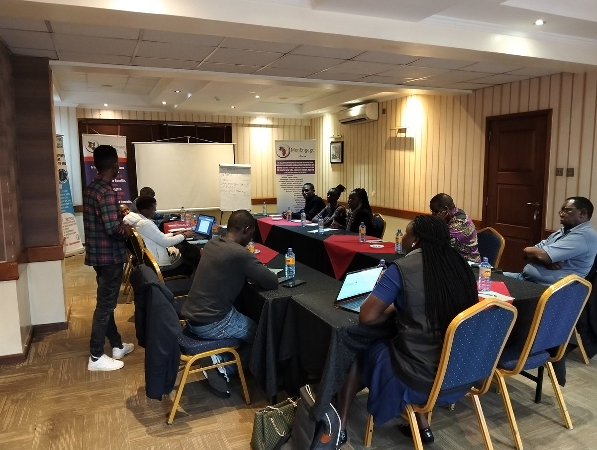 KenyaMenEngage's tweet image. Day 2 of our #GTA training in Nairobi; diving deep into the Human Rights Approach. Powerful conversations, shared experiences and collective learning to strengthen our network’s impact #HumanRights #CapacityBuilding #power