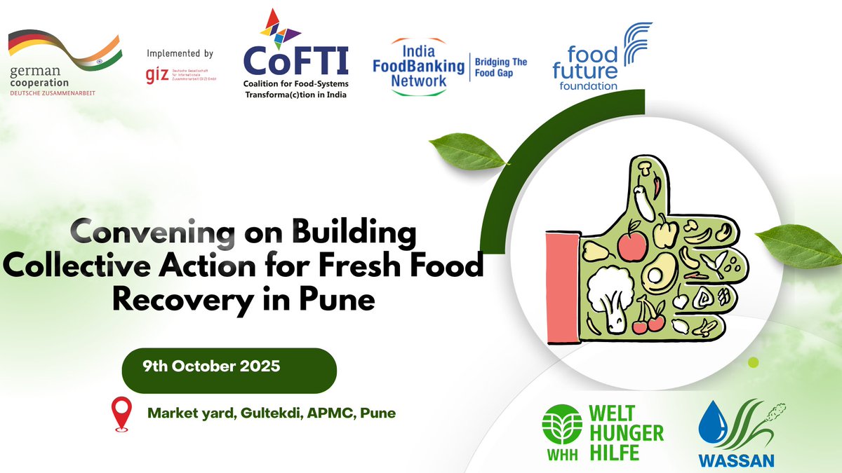 Cofti_india's tweet photo. On 9th Oct at Gultekdi APMC, we’re working with local vendors to find solutions that recover this surplus before it goes to waste.
#ReduceFoodWaste #FoodRecovery #Pune https://t.co/GKXbyTtfW9
