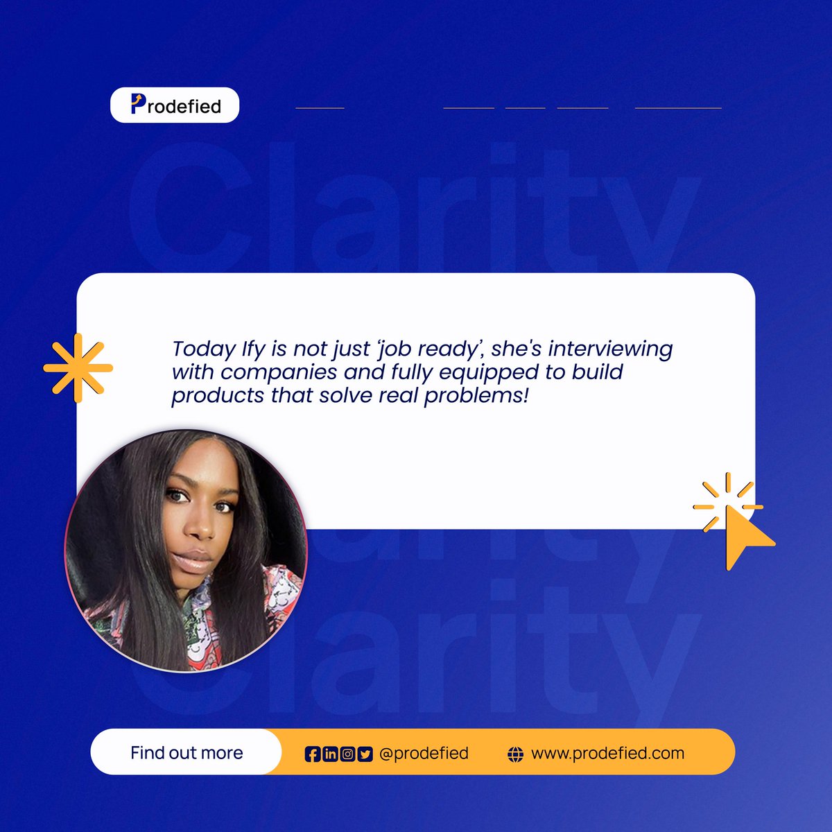 prodefied's tweet image. You’ll gain clarity, hands-on experience, and the confidence to thrive as a Product Manager in today’s market.
Register now to get started.
prodefied.com.
#prodefied #productmanagement
#techskill #CareerGoals
