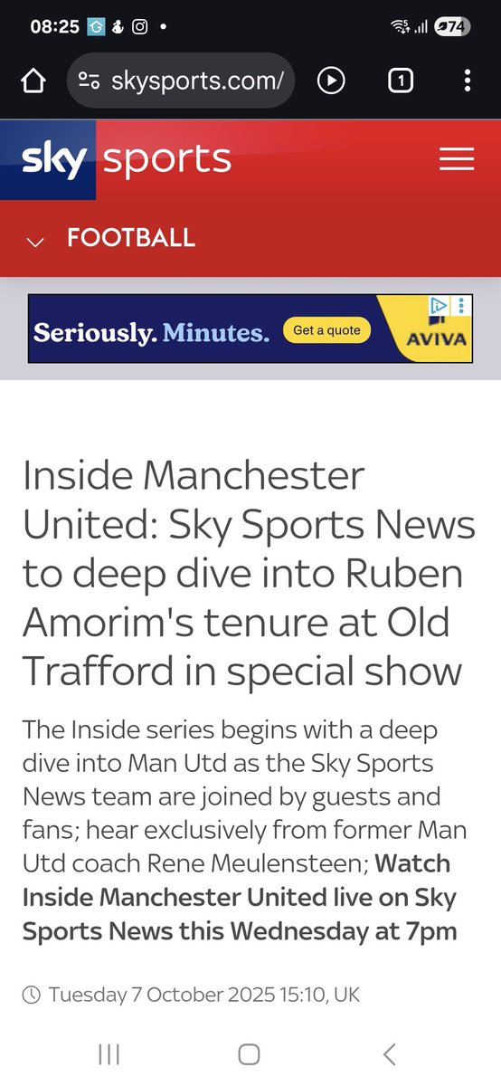 We are getting a whole deep dive into to us and our problems guys 😂. I have never seen this for any other club in England. <a href="/SkyFootball/">Sky Sports Football</a> <a href="/SkySports/">Sky Sports</a> please explain why Liverpool, Arsenal didn't get this when they were utter garbage? #mufc #manutd #ineos #PremierLeague #ggmu #lfc