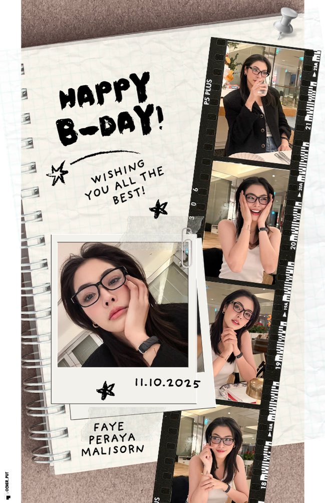 cher_putty's tweet photo. ♥︎ Give Away P'Faye BDay ♥︎
🌻 14:10:1994 🌻

☁︎ มาร่วมเก็บความทรงจำไปด้วยกันนะ :)) 

♡ only 99 pieces  ♡
🛍:  shopping: free ⭐︎

📆 date: 11 oct. 2025
⏰ time : เจอกันในงานนะคะ 

#FayeGENTLEbadGIRL
#FayePeraya
#ฝ้ายพีรญา https://t.co/NPO7BLRIl5