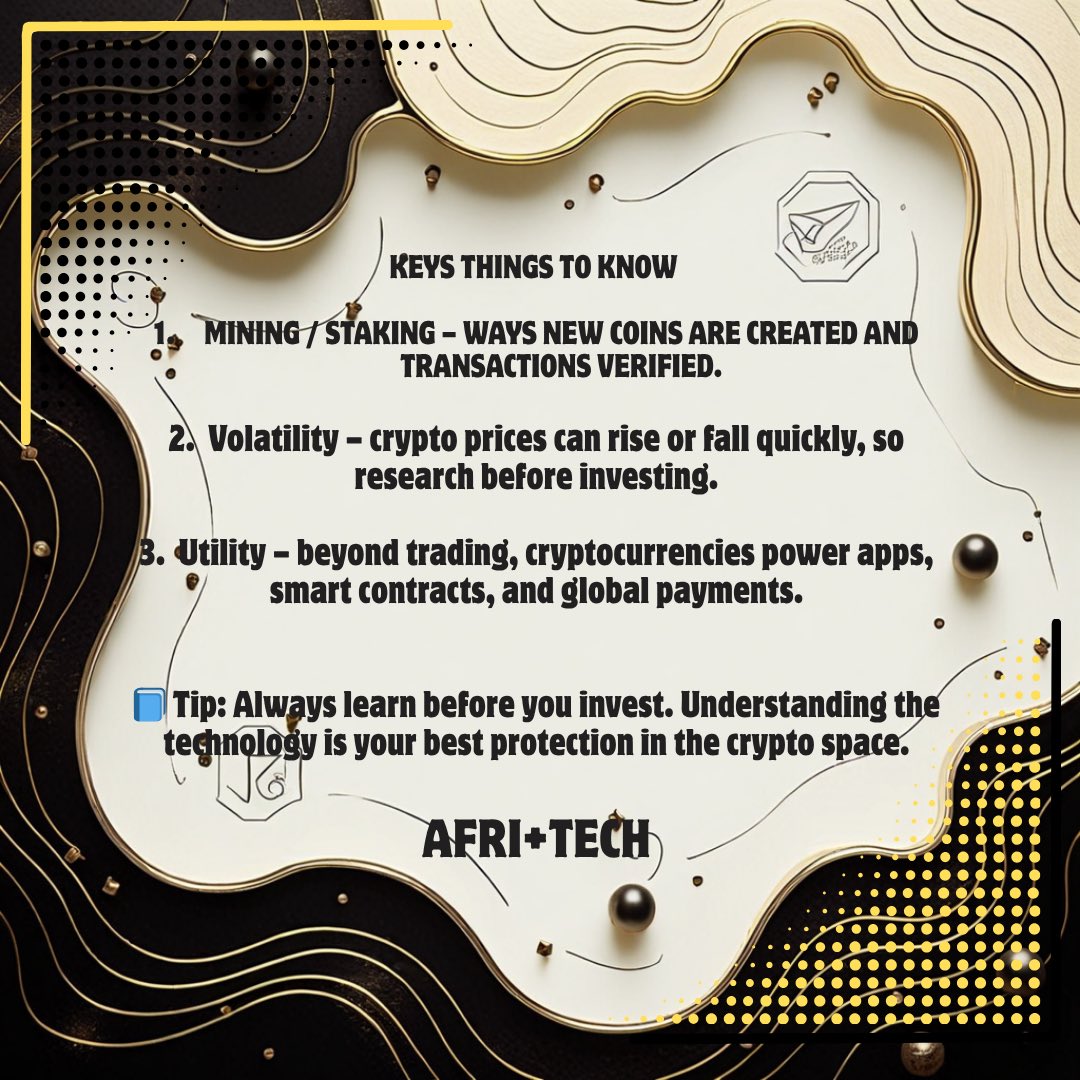 afri_tech123's tweet image. #cryptoeducation #afritech #blockchain #digitalfinance #cryptocurrency #web3 #financialliteracy
