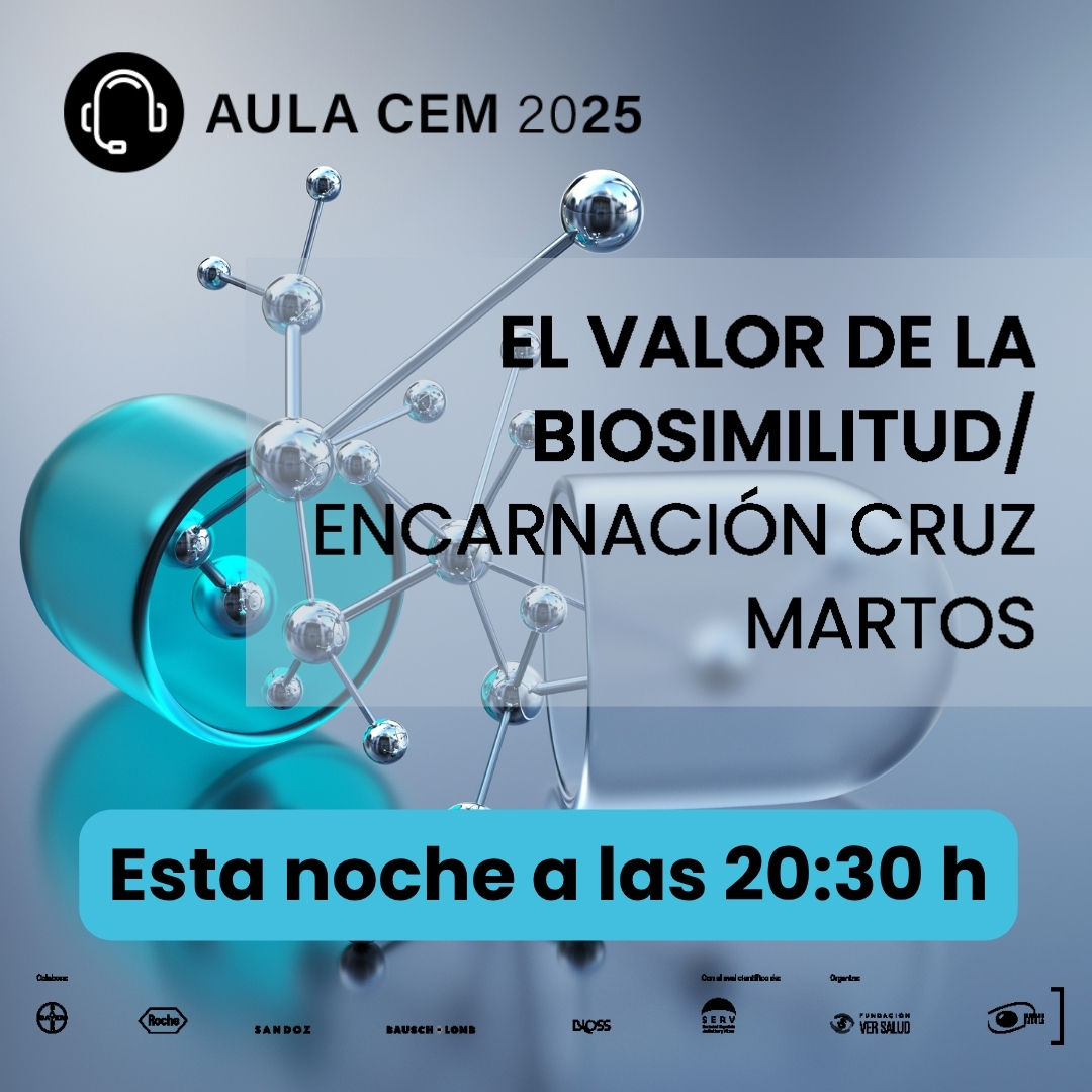 RECUERDA ➡ Esta noche, a las 20:30 h. (peninsular), tenemos AULA CEM 🎓 𝗜𝗻𝘀𝗰𝗿𝗶𝗽𝗰𝗶𝗼𝗻𝗲𝘀 👉 us02web.zoom.us/webinar/regist… #ConocimientosCompartidos #AulaCEM