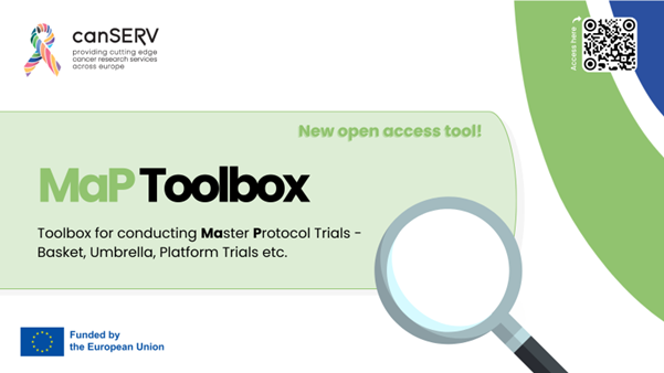 ⏩ Looking to master Master Protocol clinical trials?

Check out the MaP Toolbox — 100+ free resources on platform, umbrella &amp; basket trials, developed in #canSERV_EU by ECRIN.

👉 Explore now: canserv.eu/map-toolbox