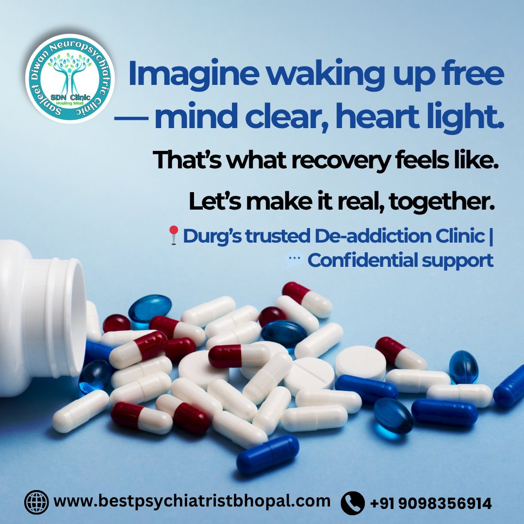 sanjeet_diwan's tweet image. Imagine waking up free — mind clear, heart light. ☀️

That’s what recovery feels like.
Let’s make it real, together.

📍Durg’s trusted De-addiction Clinic | 💬 Confidential support

#AddictionHealing #FreedomFromAddiction #DurgRehabClinic #HealingBeginsHere #DrSanjeetDiwan