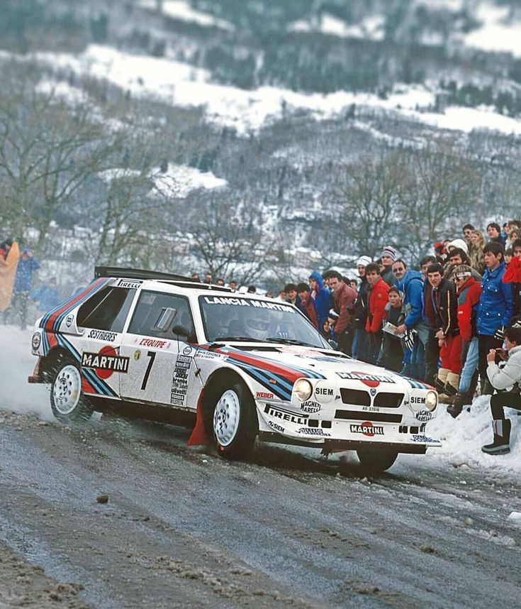 #Lancia 🇮🇹  Delta S4 #7 - Henri Toivonen 🇫🇮  Sergio Cresto 🇺🇸 1st -  Rally Monte-Carlo 🇲🇨  1986