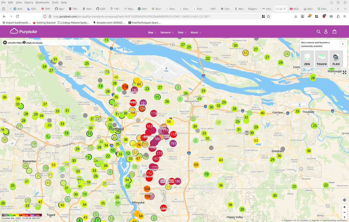 <a href="/OregonDEQ/">OregonDEQ</a> hey, can we get some information on the smoke plume apparently extending from the Vancouver metal shredding fire, noxious smells, noticed it shortly before 10pm, continuing presently.