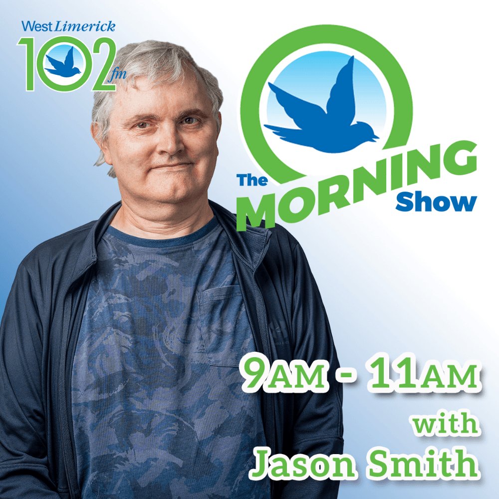 🌞 Wake up with 𝗝𝗮𝘀𝗼𝗻 𝗦𝗺𝗶𝘁𝗵 on the 𝗠𝗼𝗿𝗻𝗶𝗻𝗴 𝗦𝗵𝗼𝘄 – weekdays 𝟵–𝟭𝟭𝗮𝗺 on 𝗪𝗲𝘀𝘁 𝗟𝗶𝗺𝗲𝗿𝗶𝗰𝗸 𝟭𝟬𝟮𝗙𝗠 🎶📻 The perfect mix of music &amp; chat to start your day.
👉 Listen live: westlimerick102fm.ie

#WestLimerick102FM #MorningShow #JasonSmith