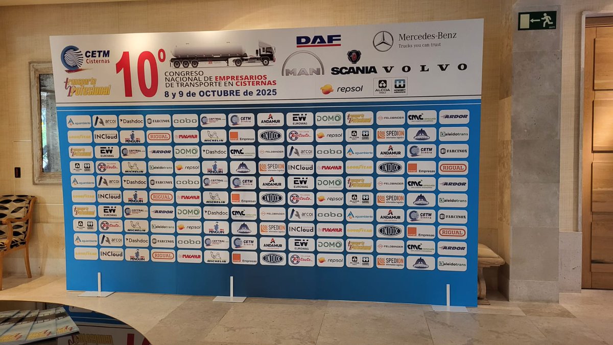 CetmTransporte's tweet image. 🚛💨 A punto de arrancar el #10CongresoCETMCisternas. Una cita clave para analizar los retos del #transporte en #cisternas, reunir 🤝 a nuestros asociados y debatir sobre el futuro del sector. 

¡Bienvenidos a todos! ☺️

#transportistas #CETMCisternas