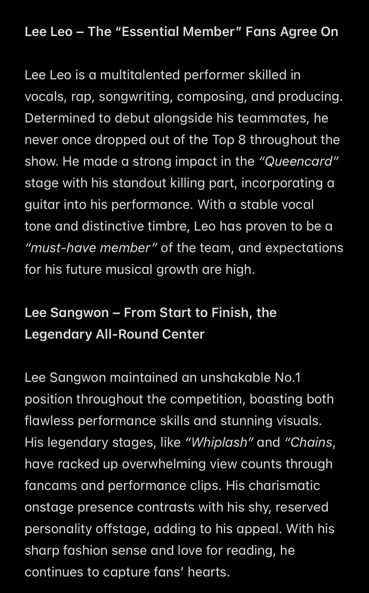 ALD1trans's tweet photo. [251008 Naver] Naver Article English translation [thread]

🔗 https://t.co/u398TzPWD8 https://t.co/dtOZ5yHVdJ