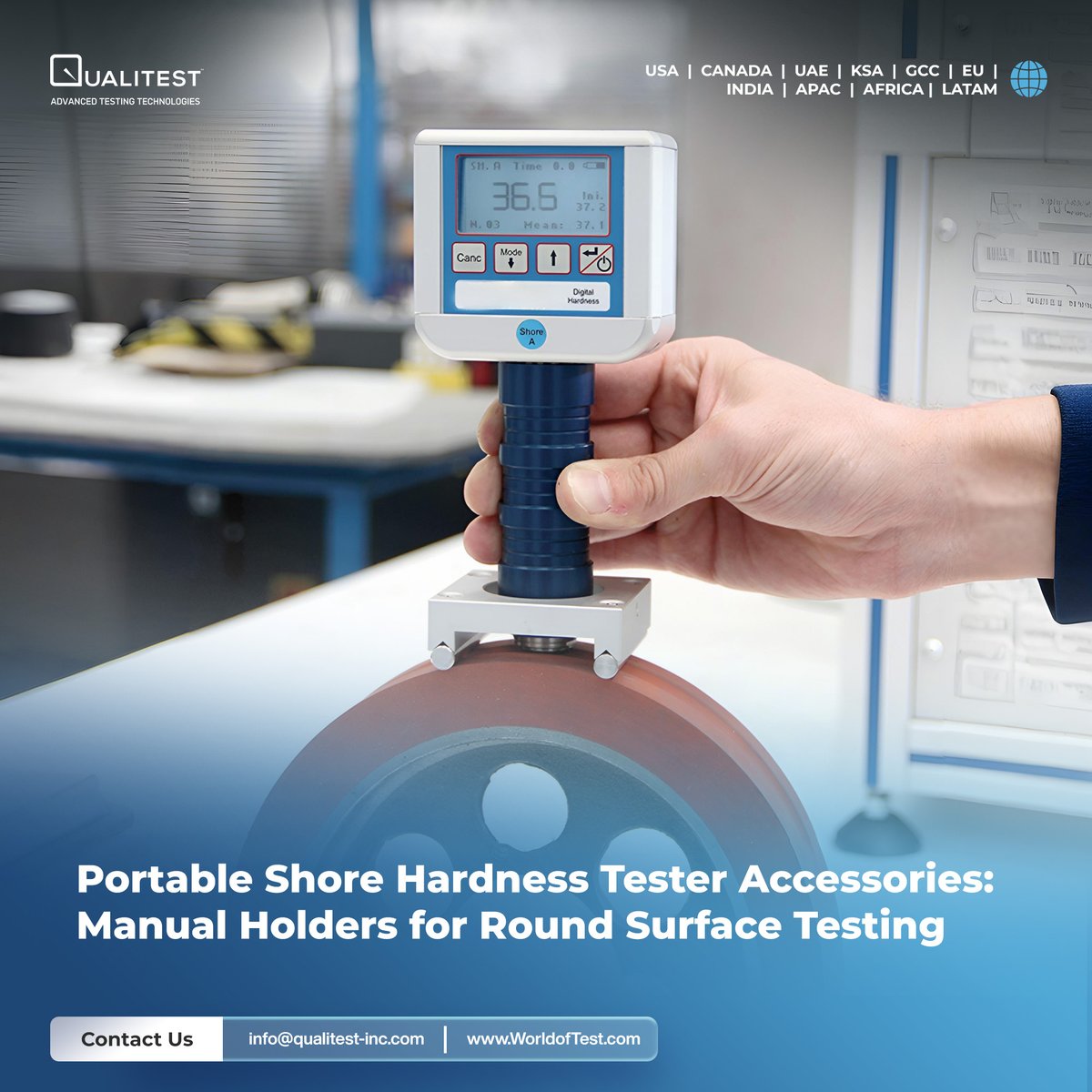Qualitestinc's tweet photo. Ditch manual tests. The QualiShore delivers precise, repeatable results with auto-hold & multi-scale flexibility.
https://t.co/ER78VDL3HC
#PortableTester #DurometerTester #ShoreDurometer #RubberTesting #ElastomerTesting #Qualitest https://t.co/NGCEqwjPyr