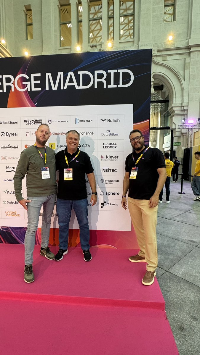 mathijsbok's tweet image. Attending with @brunocampos_ssa  and @JPCRUZLIMA at the @mmerge_io event. 

Klever Blockchain proud sponsor and speaker at this event in Madrid. 

@klever_io @klever_org