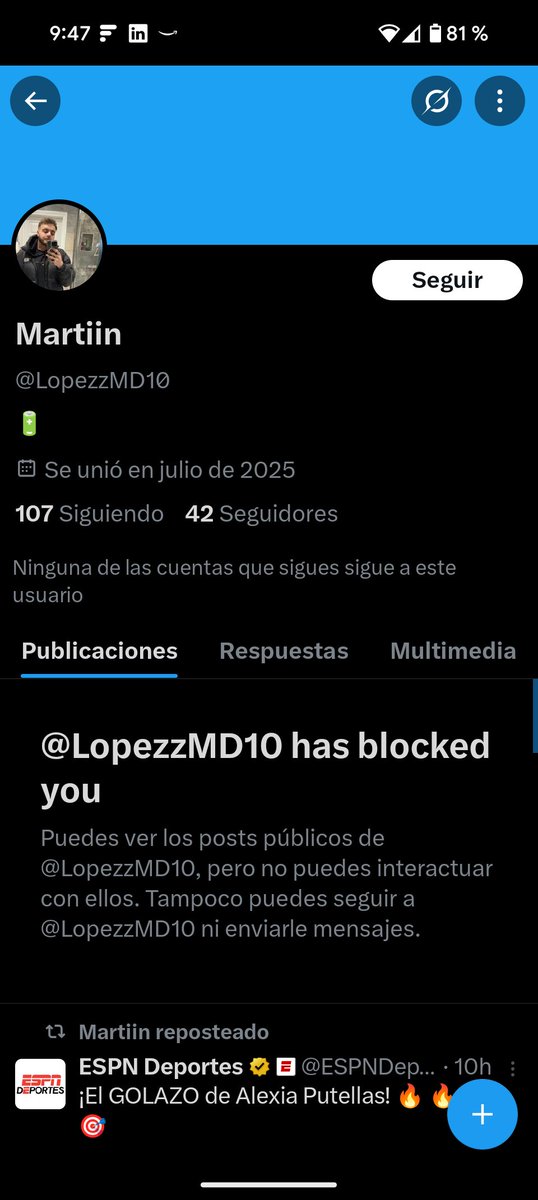 AlexisJim28's tweet photo. Cuidado con comprar entradas a este sujeto , es estafa y después te bloquea @LopezzMD10 https://t.co/ctm1z4M2Sc