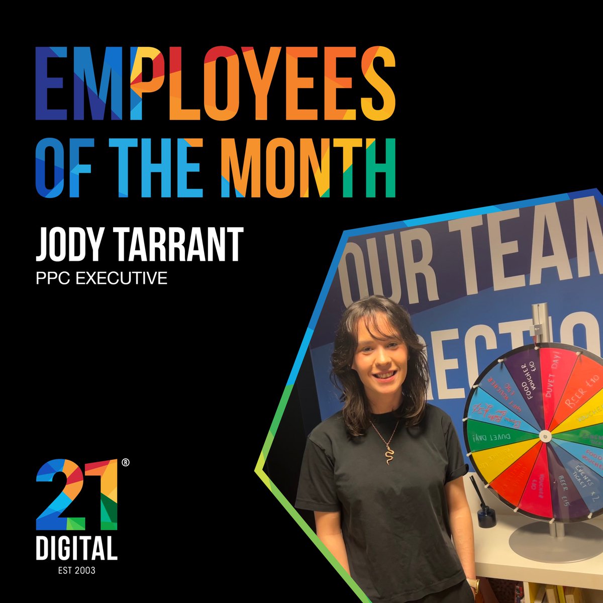 🌟 Double Employee of the Month! 🌟

This month we just couldn’t choose, both Keely and Jody have been absolutely smashing it! 👏

Their hard work and all-around brilliance have made such a difference, so they’re sharing the spotlight as our Employees of the Month! 

#DoubleWin