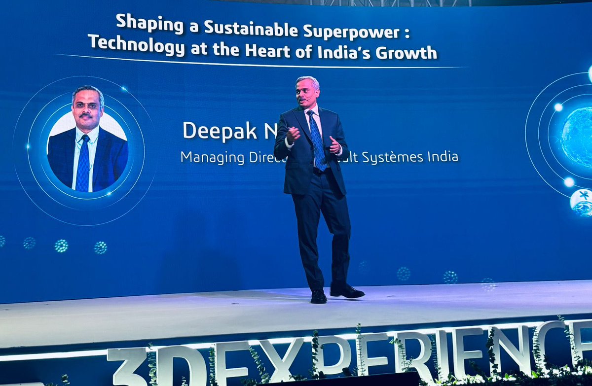 BangaloreFrance's tweet image. Consul General of France, Mr Marc Lamy, was invited to meet the leadership of @Dassault3DS  from France🇫🇷 and India🇮🇳, and to attend their annual flagship #3DExperience Forum that showcased #technological platforms that empower business and people in the sphere of #innovation.