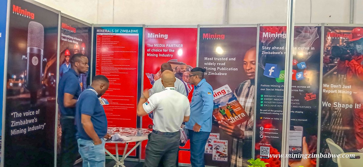 Mining_Zimbabwe's tweet photo. 📢 Visit Mining Zimbabwe at Stand 4C04!

Don’t miss the chance to grab your FREE copy of the Mining Zimbabwe Magazine

📍 Find us at Stand 4C04
🗞️ discover the stories driving mining forward!

#MiningZimbabwe #MineEntra #MiningNews #ZimbabweMining #FreeMagazine #Stand4C04 https://t.co/mBDTbxmrlV