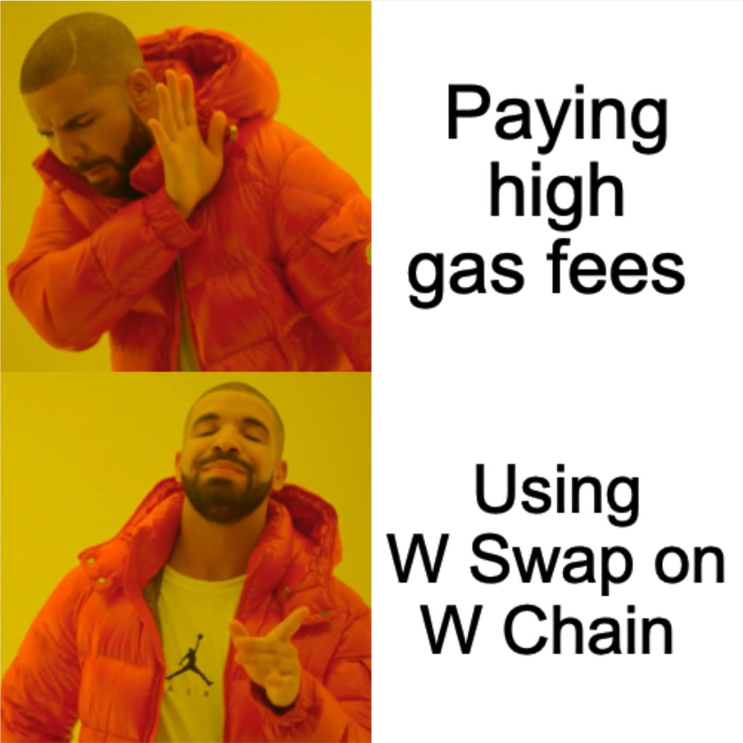 🚫 High gas fees? Nah, we do not do that here.

✅ Smooth swaps, low fees, and lightning speed — that’s W Swap on W Chain.

Swap smarter ✨:  app.w-swap.com

#WplusYOU       

<a href="/WChainNetwork/">W Chain</a>