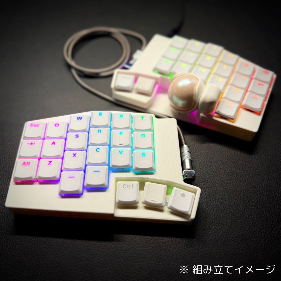 fadoazntech's tweet photo. 分割キーボードのKeyballやroBa の組み立て代行を行っています！

✅ はんだ付け不要
✅ 動作確認済みでお届け
✅ こだわりの本体ケースやトラボケースの販売もしてます

「自作はハードルが高い…」という方、ぜひお気軽にご相談ください！

https://t.co/rQZa0x7MCm https://t.co/JHIPZUflMg