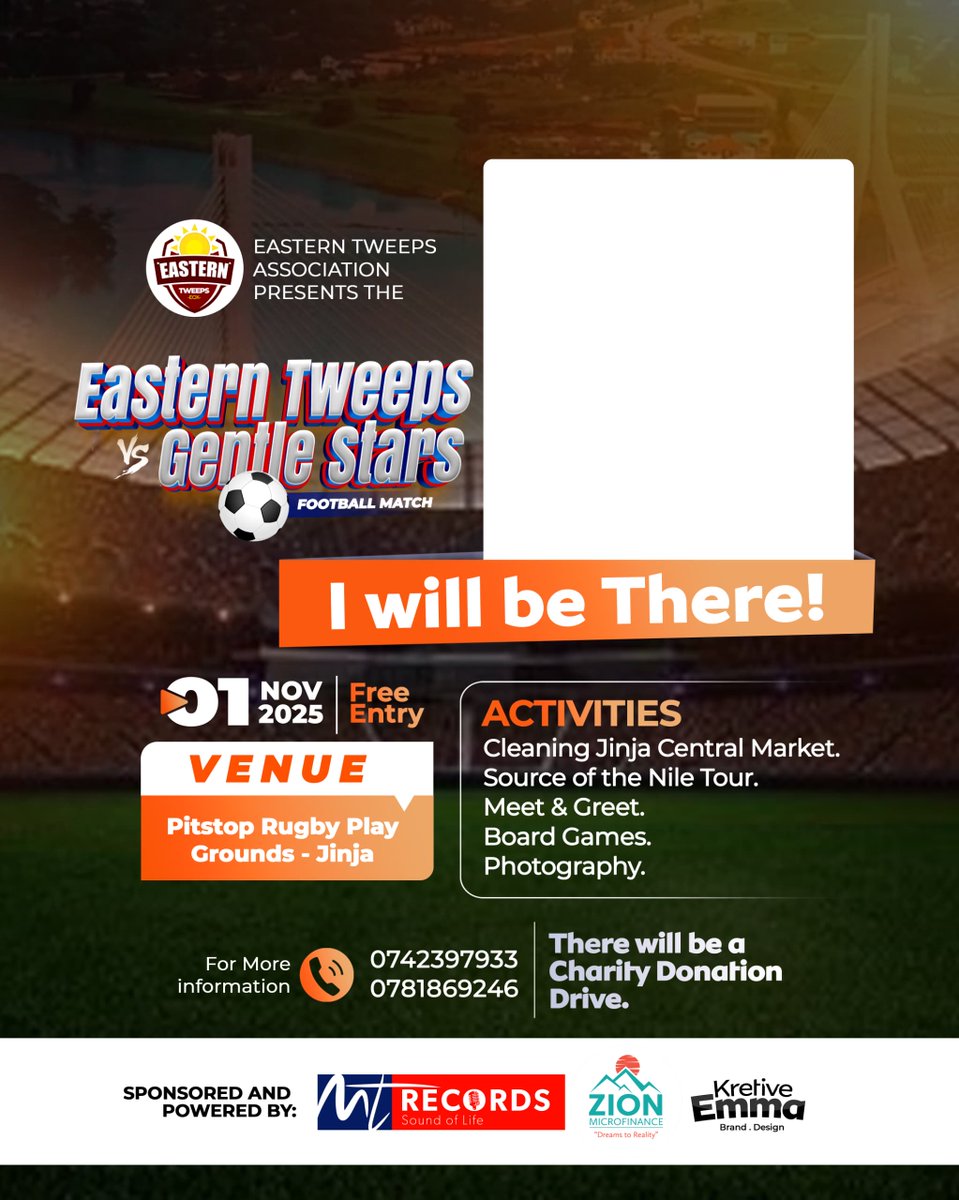 RashBin32's tweet image. Time is rushing and you haven&apos;t approved your presence in Jinja.

Tap on @mbales_finest or @RashBin32.
Don&apos;t miss the vibe in Jinja - it&apos;s gonna be massive, let&apos;sdonate an save a family. #EasternTweepsVsGentleStars 
#EasternTweeps