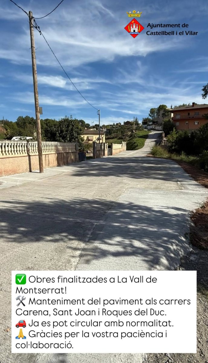 ℹ️ Millores fetes a La Vall de Montserrat
#CastellbellielVilar