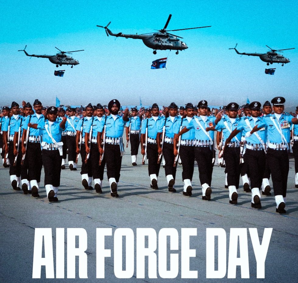 abhinavnirval's tweet image. 🇮🇳✨ Saluting the Guardians of the Sky!
On this #IndianAirForceDay, we honor the bravery, skill, and dedication of our Air Warriors who protect our nation with pride and power. ✈️💙
#IndianAirForceDay2025 #IAFDay2025 #JaiHind
