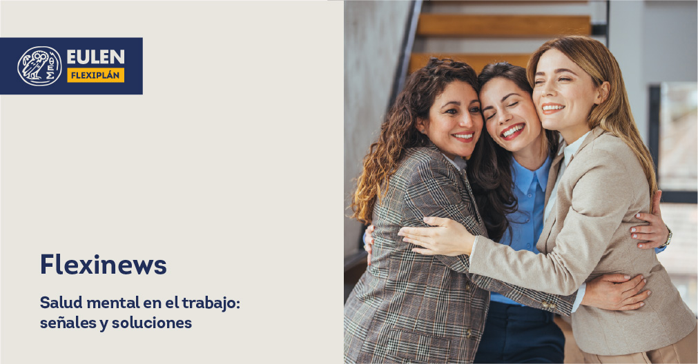 📢 #BlogEULENFlexiplán 🔝 La #salud mental en el trabajo es clave para tu bienestar y productividad. Descubre cómo identificar señales de ansiedad laboral, adoptar hábitos saludables, pedir ajustes razonables y aprovechar recursos para prevenir el #burnout laboral.
