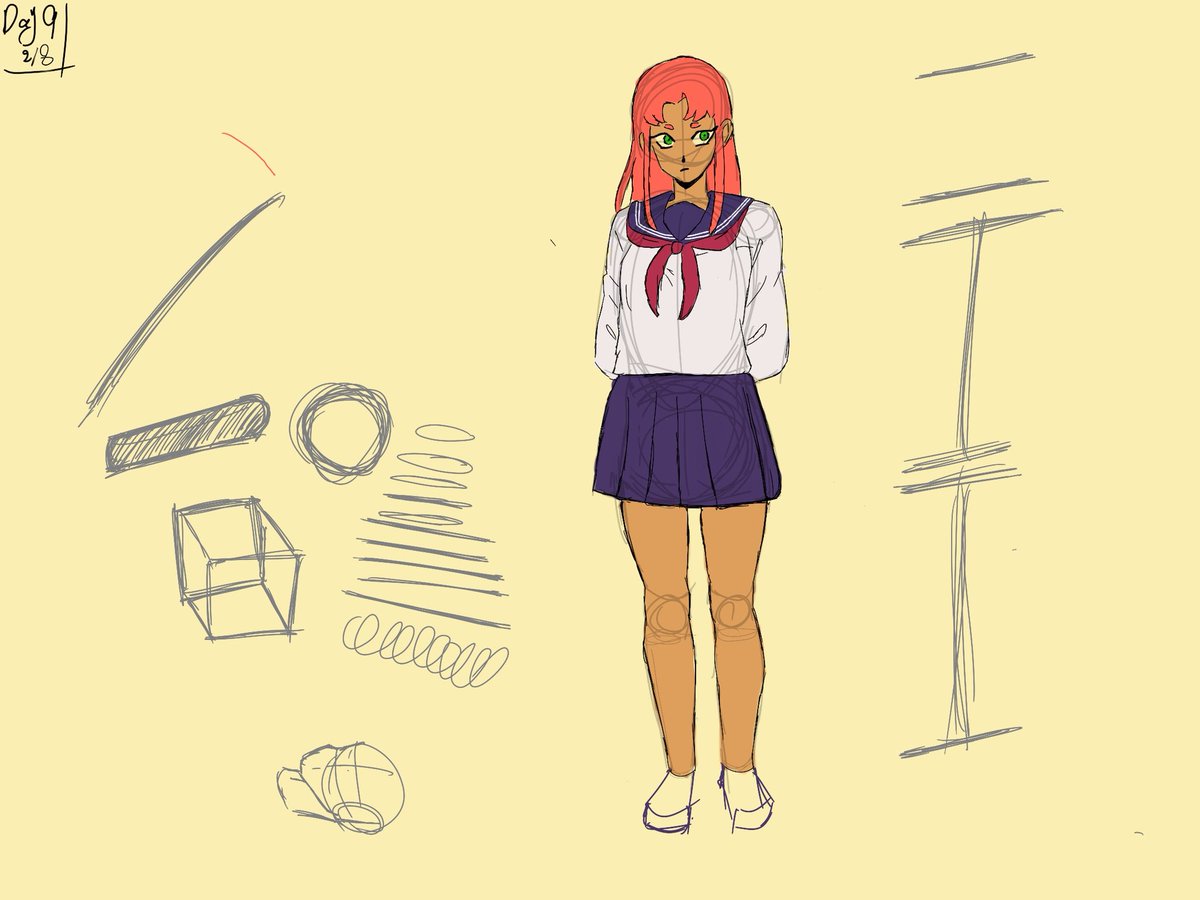 Day 9 starfire
#digitalart #drawing #teentitans #starfire