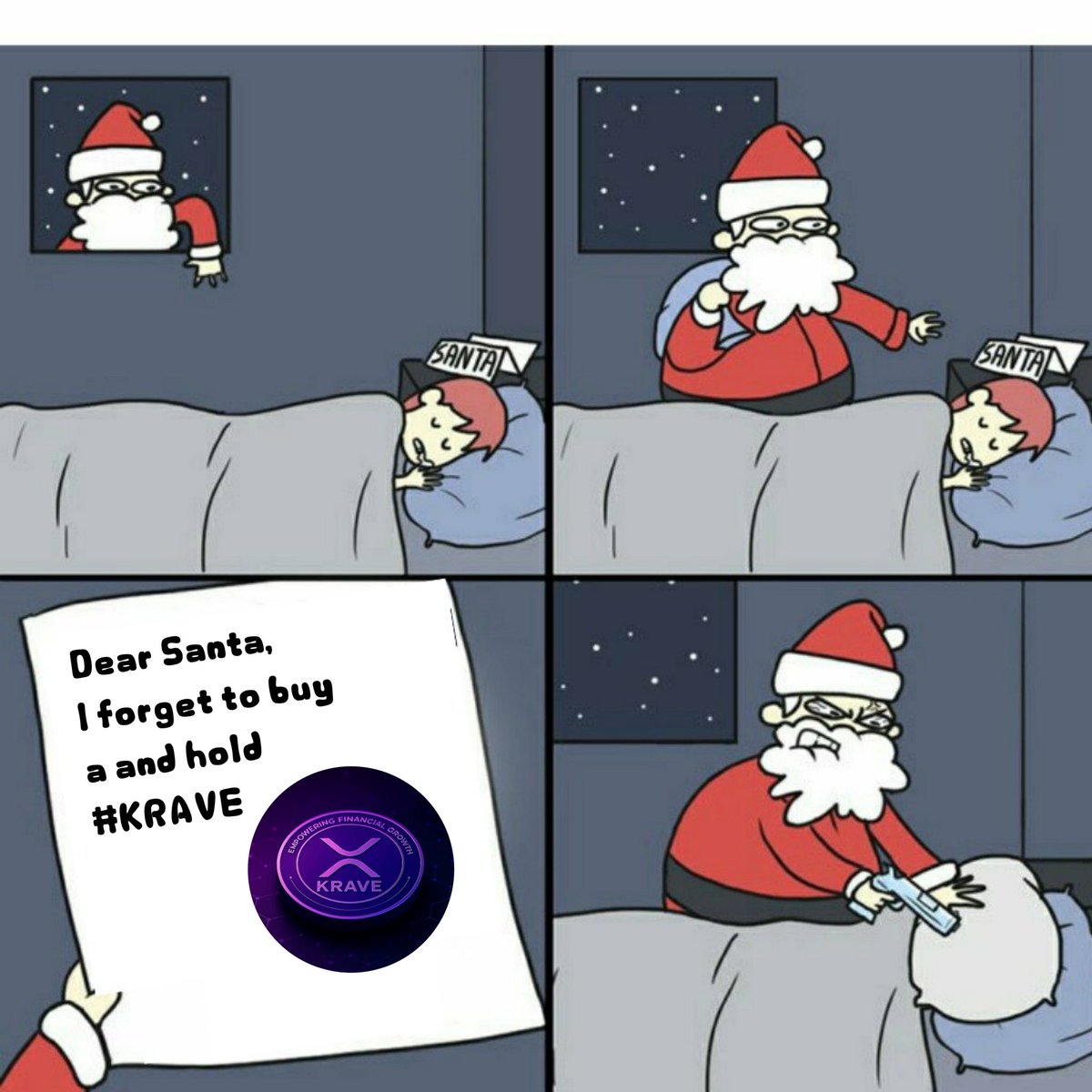 AMBASSADOR73822's tweet image. Next time make sure you remember to buy and hold @KRAVETOKEN  
#KRAVE