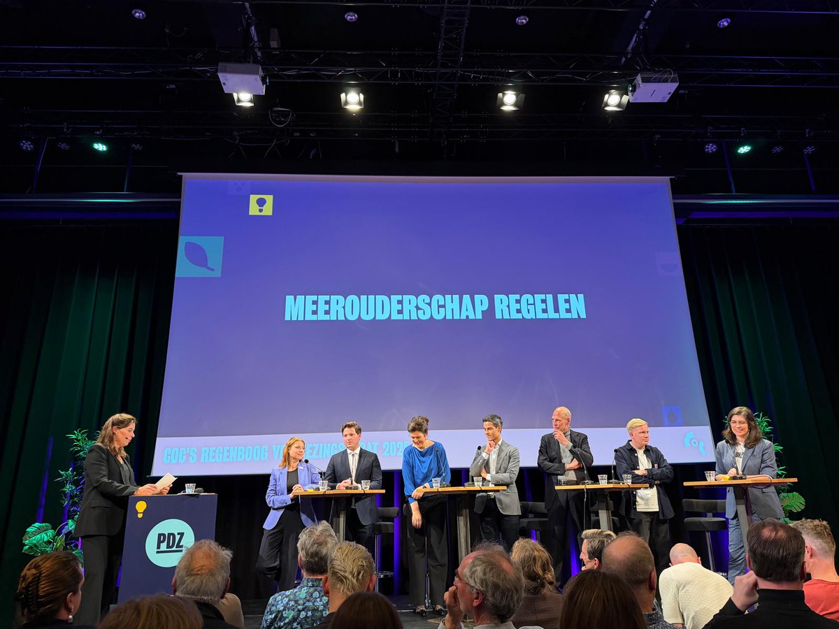 Gisteravond was het <a href="/COCNederland/">COC Nederland</a>  verkiezingsdebat! Brede steun op het podium voor de meerouderschapswet, bezielend ingeleid door een vader in een meeroudergezin. Het is tijd om hier nú iets aan te gaan doen, aangezien het voor de vierde keer in het Regenbusstembusakkoord staat!