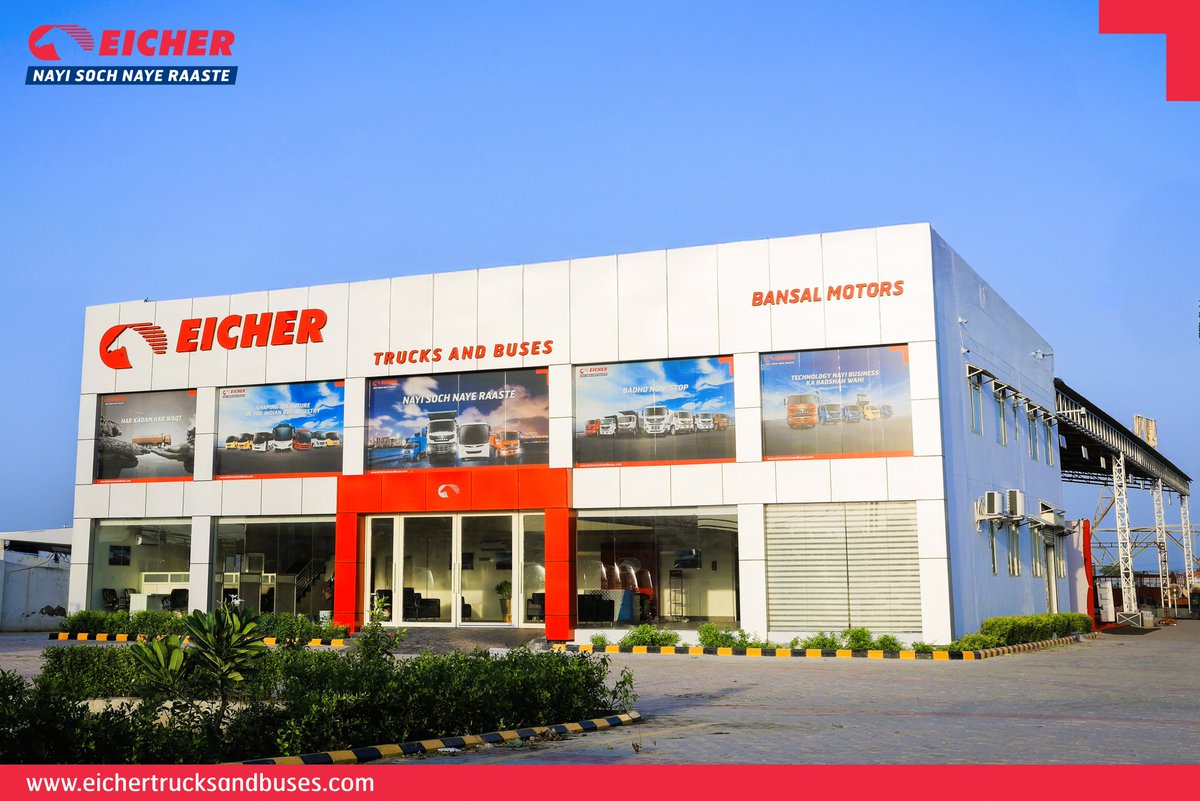 ETBIndia's tweet photo. Another proud moment for Eicher!
We’re excited to announce the launch of our new 3S dealership, Bansal Motors, in Sonipat, Haryana.
#EicherTrucksAndBuses #NayiSochNayeRaaste #BestInClassServices #BansalMotors #Sonipat #NewDealership #EicherNetwork #DrivingGrowth https://t.co/Pb8tJ3EnRo