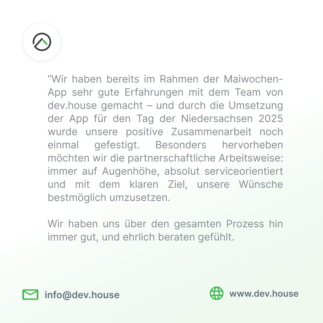 dev.house GmbH tweet media