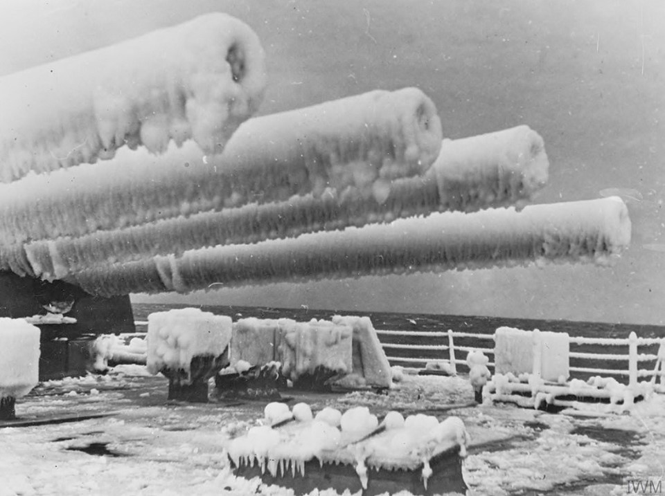 HMS King George V on arctic duty in WW2. Churchill called the convoy route to Murmansk the “worst journey on earth,” with good reason. U-boats, air attack, surface raiders and of course the weather.

My novel 'The Wolves in Winter' is set here.

#Arctic #WW2 #RoyalNavy