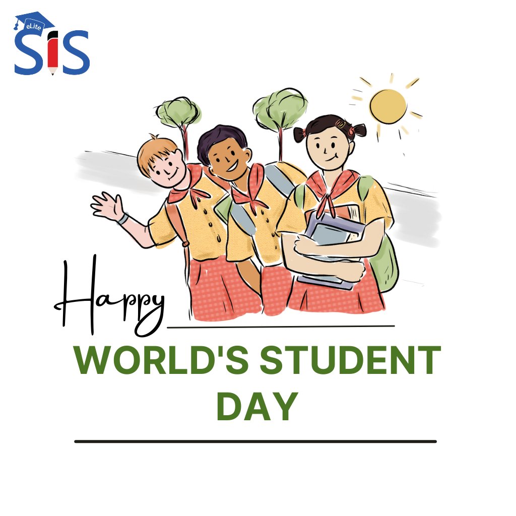 eLite_SIS's tweet image. Students are the architects of tomorrow.
This #WorldStudentsDay, let’s celebrate their curiosity, resilience, and drive to create a better future.
At #eLiteSIS, we are committed to every student with the tools, insights, and opportunities to learn, grow, and succeed.