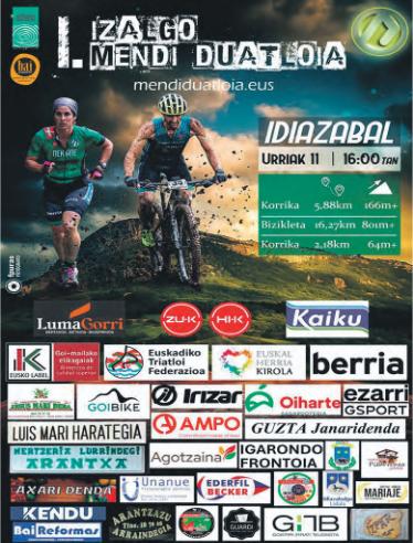 ✅  IDIAZABALGO I. MENDI DUATLOIA
🗓️  Urriak 11
💥  Euskal Herriko Mendi Duatloi Zirkuitoa
#Idiazabal #duatloia 
▶️  mendiduatloia.eus