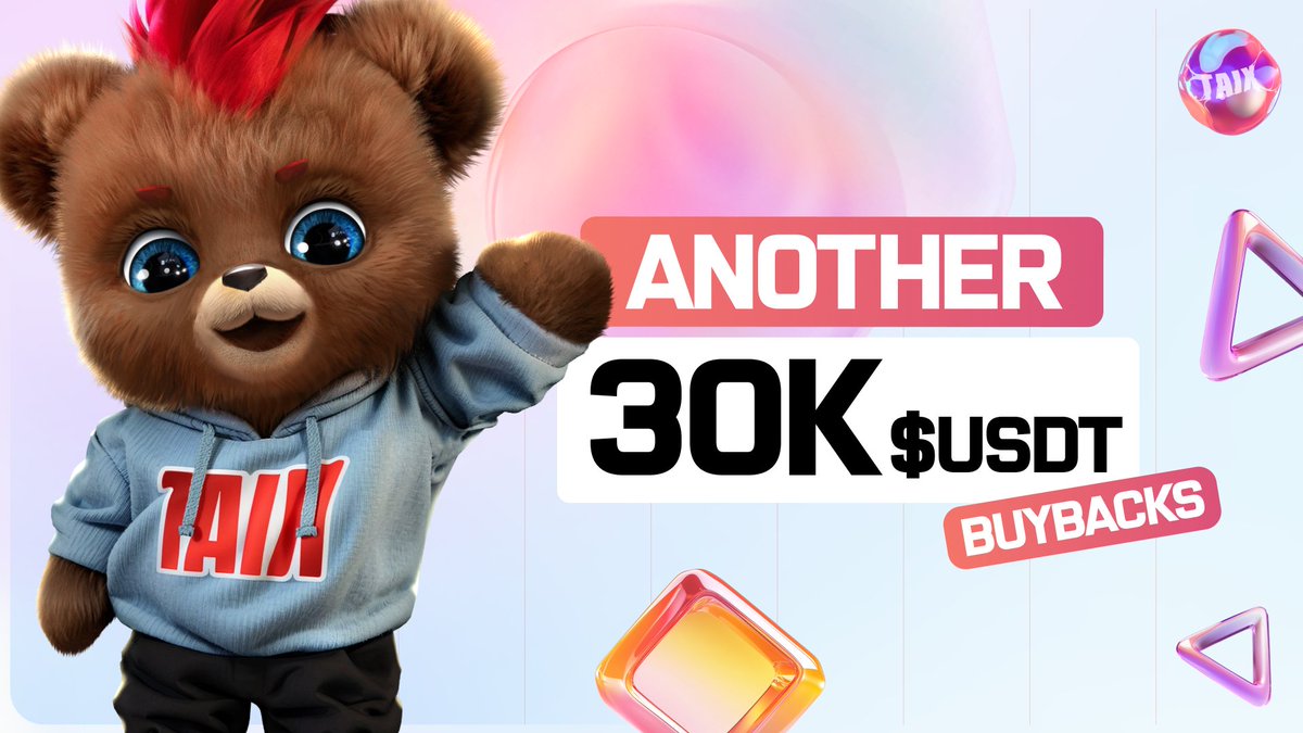 TAIX_AI's tweet image. Another week, another $30K+ in $USDT worth of $TAIX buybacks done!

After hitting the CEX yesterday, $TAIX is now ready for the global market. The combination of a successful listing and consistent buybacks proves our dedication to creating a sustainable token economy.

We’re not…