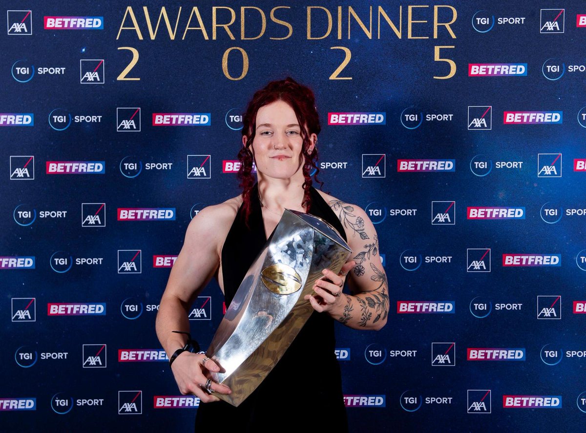 WiganWarriorsRL's tweet image. 🏆💪 A Sensational Season in the Second Row - Eva Hunter, @SuperLeague Woman of Steel 2025! 👏 

#WWRL