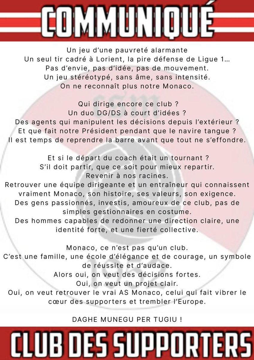 CSMonaco's tweet image. @lequipe @Nice_Matin @Monaco_Matin @MonacoTribune @RMCsport @monaco__info
