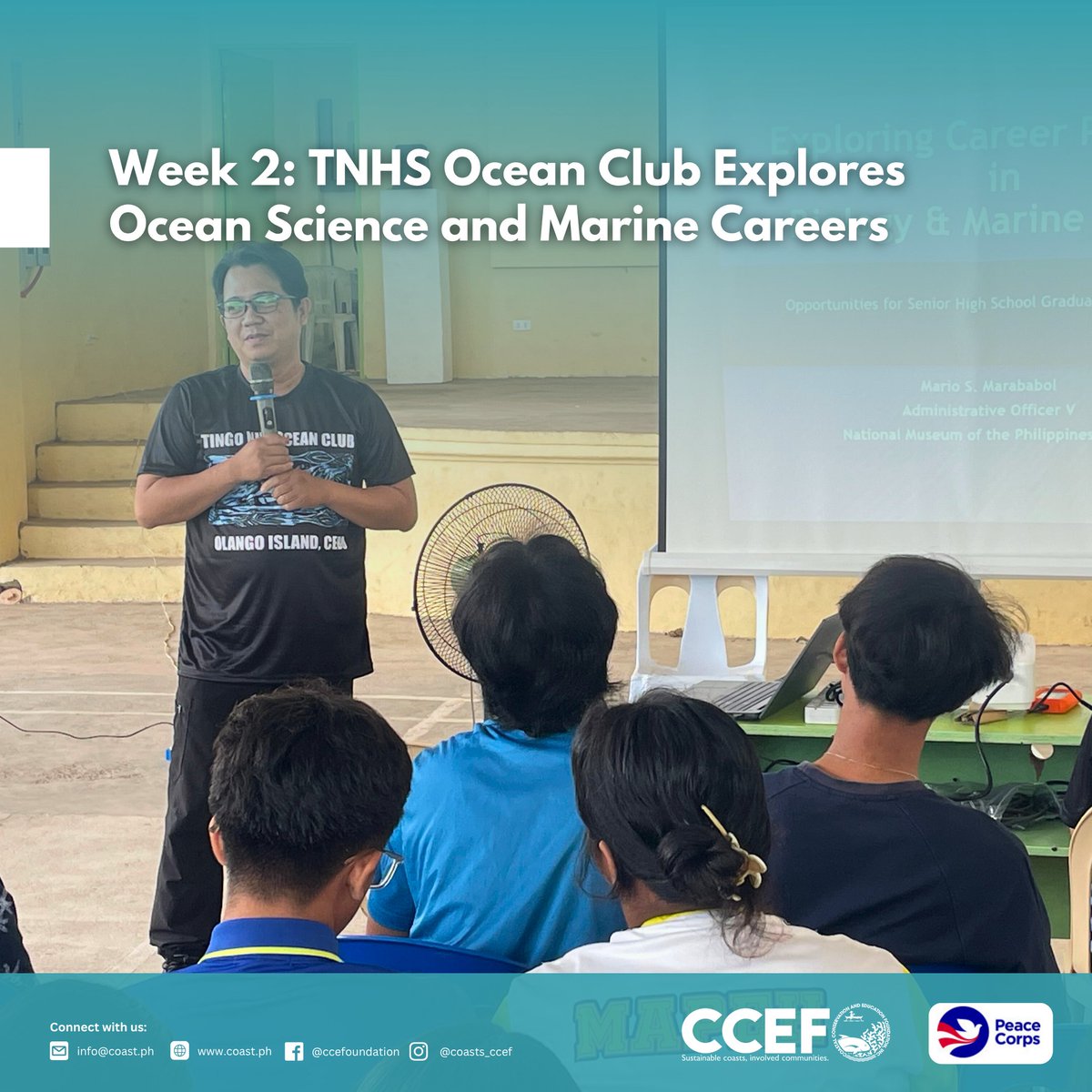 CCEF_PH's tweet image. September  13, 2025 | Tingo, Olango Island, Cebu - ICYMI: 50 high school students from TNHS Ocean Club explored explored what shapes our ocean and who  protects it.

𝘙𝘦𝘢𝘥 𝘮𝘰𝘳𝘦: coast.ph/ccef-news/09/w…