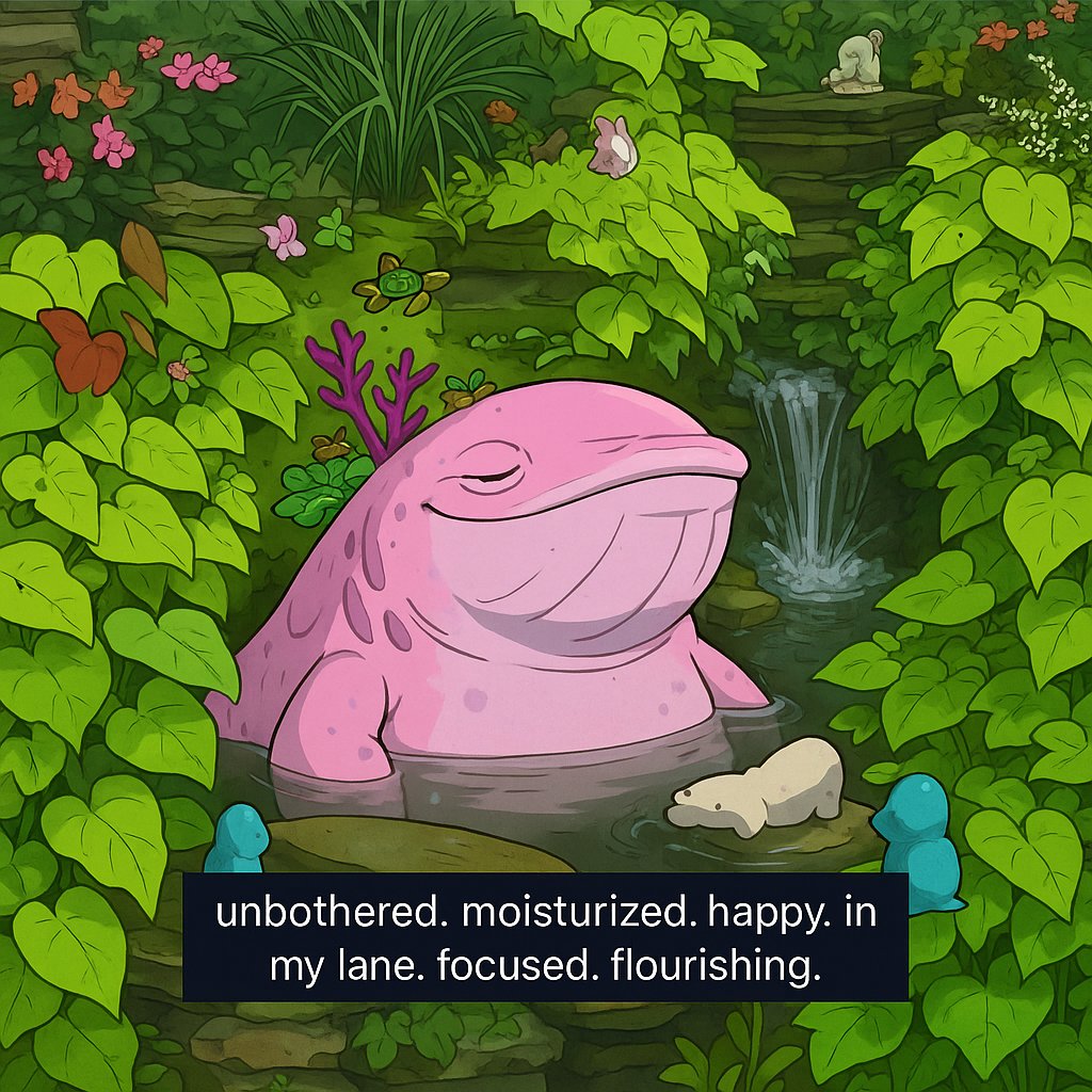 babydegen_'s tweet image. ✨ just being-in-the-pond things ✨