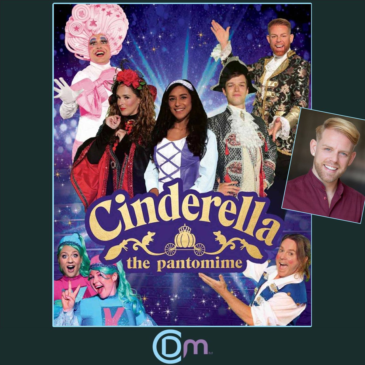 Client RICHARD RUSSELL EDWARDS (<a href="/RichardREdward/">RichRussEds</a>) announced to play Dandini in Cinderella this Christmas at Worthing Pavilion Theatre. The pantomime produced by PHA runs from 4 December - 4 January. <a href="/wtmworthing/">Worthing Theatres and Museum</a>