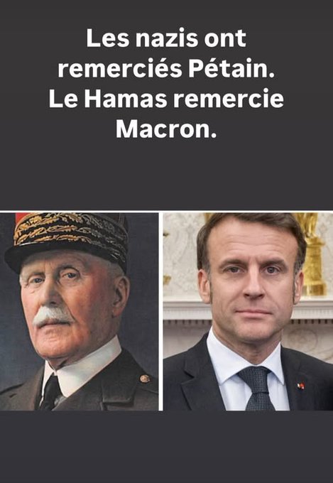 BB01Brigitte's tweet photo. @gouvernementFR On a compris,#Caligula s'accroche,soutenu par les islamistes et leurs alliés...il faut poursuivre le "projeeettt"🤮

#LesComplicesDuMal
#Laval
#Pétain
Les pilleurs gauchistes #RenaissanceSocialisteEnMarcheEnsemblesNFPNUPES sont aussi pourris que ceux de 39-40
#NONP
#Nuremberg2028 https://t.co/kRjCjL60X3