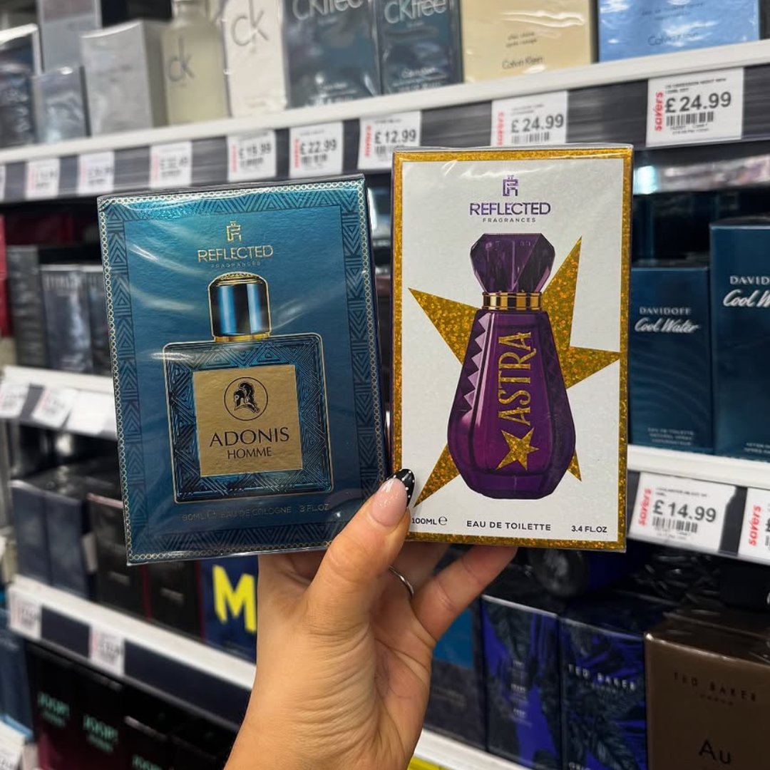 SaversHB's tweet image. Are you seeing double? 👀

These NEW Reflected fragrances are just £4.99 each!

Shop now👉 bit.ly/46ZeXKn

#reflected #fragrance #savers #savershaul