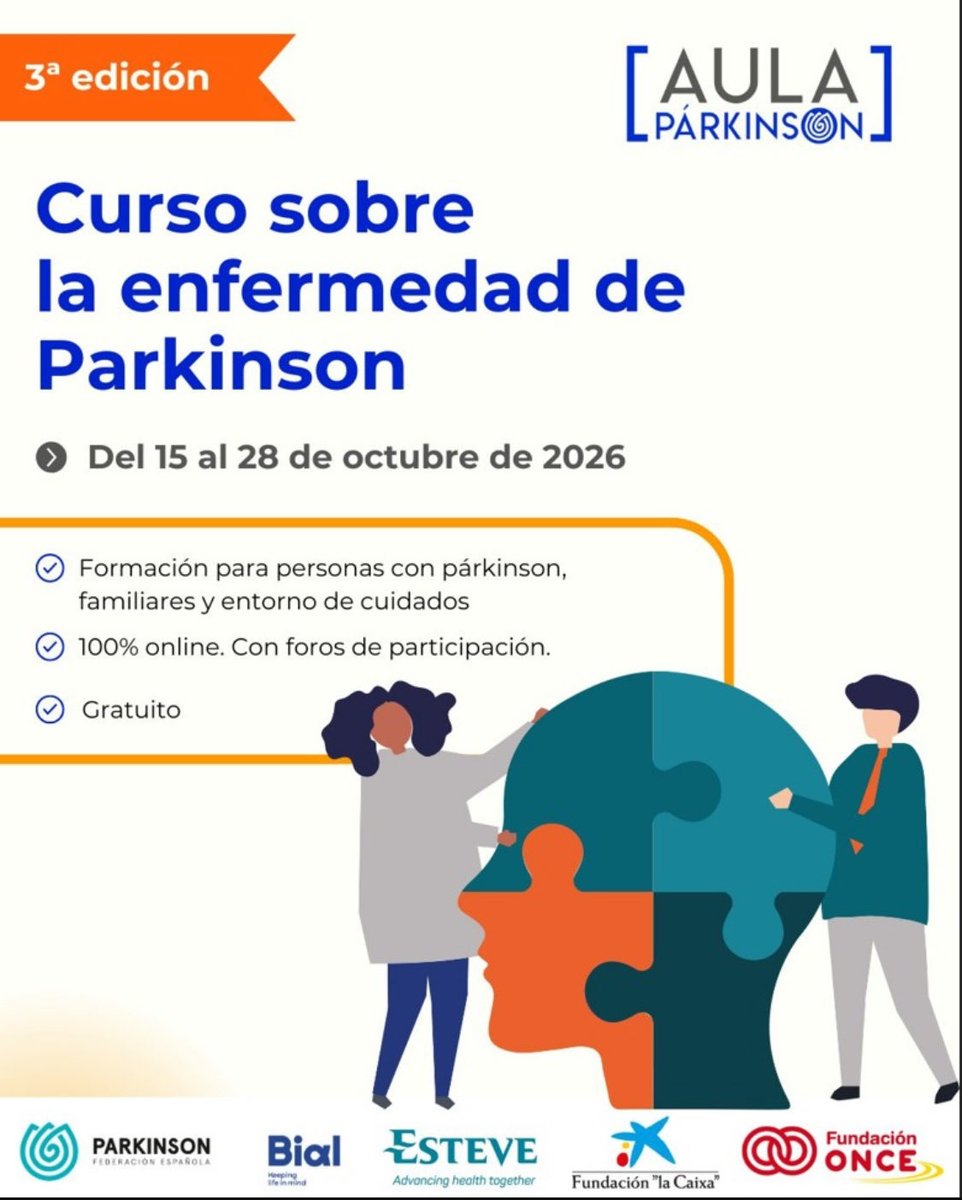 Pacientes con Parkinson o Familiares. La información es poder. comunidad.esparkinson.es/registrarse/
