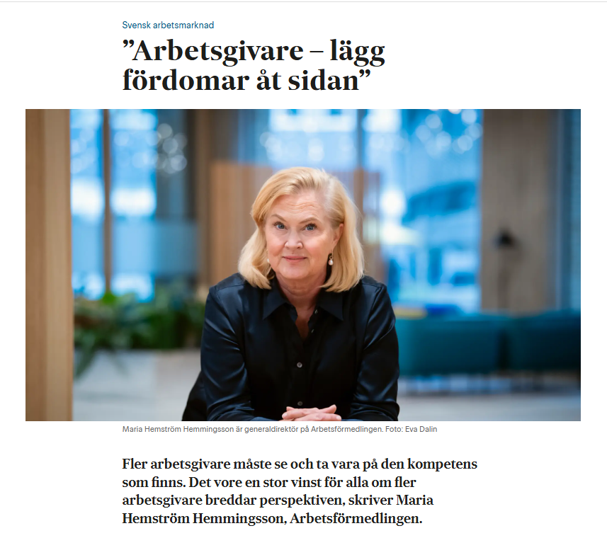 foretagarna's tweet photo. Riktigt märklig artikel av @Arbetsformed https://t.co/qobeBymDNo