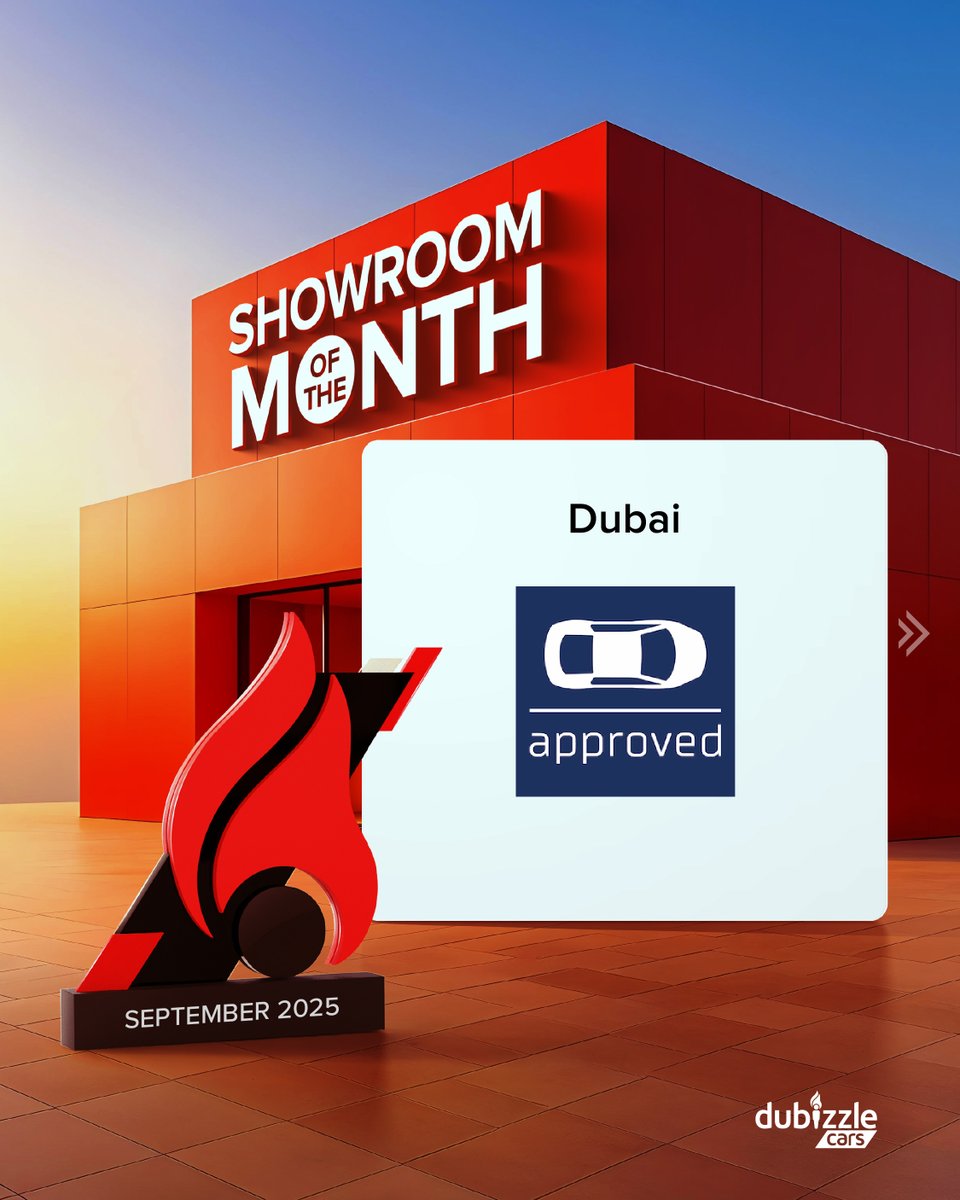 dubizzle's tweet image. We’re proud to announce our Showrooms of the Month for September 2025 across the UAE! 

Dubai: Approved Automotive. 
Sharjah &amp;amp; Northern Emirates: Al Aram Used Cars 

#dubaicars #dubizzlecars #carsforsale