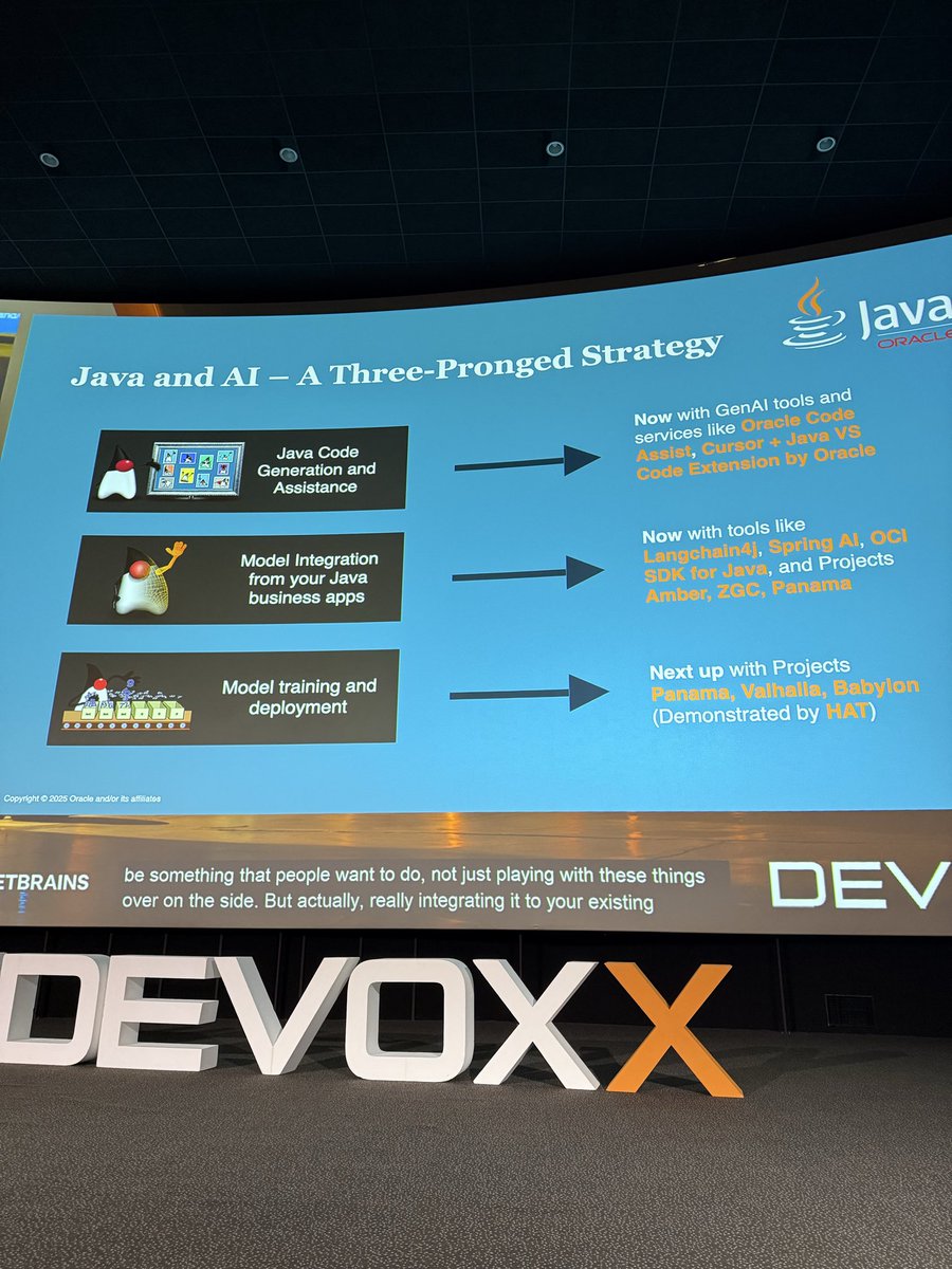 arungupta's tweet image. Lots of innovation happening in @OpenJDK, all out in the open. @java has evolved over the last 30 years and will continue to meet your future app needs @gsaab at #Devoxx