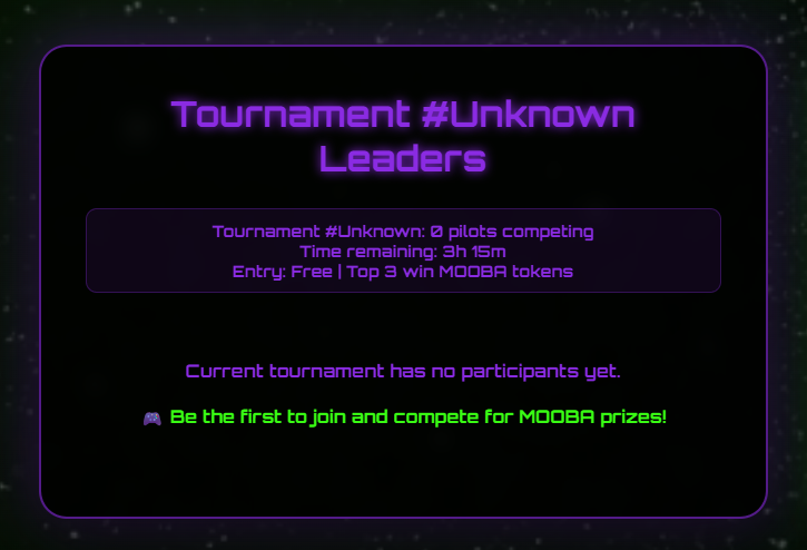 Mooba_sol's tweet image. 0.2 Sol for the winner of this tournament. On top of the token prizes!
Finishes in 3h.